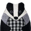 Hand Embroidered Plushie Doll Kit - Badger -Olympus Handmade Store kiriki press embroidery kit badger 01