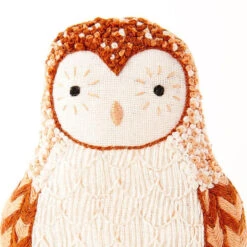 Hand Embroidered Plushie Doll Kit - Barn Owl