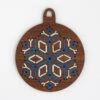 Hand Embroidered Wood Ornament Kit - Snowflake -Olympus Handmade Store kiriki press hand embroidery holiday ornament kit snowflake 01