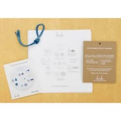 Hand Embroidery Stitch Sampler - Intermediate Stitches 9 Hand Embroidery Stitch Sampler - Intermediate Stitches -Olympus Handmade Store kiriki press hand embroidery stitch sampler intermediate 04