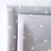 Gray Evenweave Fabric With White Hearts - 32 Count 2 Gray Evenweave Fabric With White Hearts - 32 Count -Olympus Handmade Store laguna linen gray white hearts 32 count 1