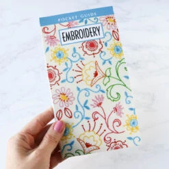 Embroidery Stitch Pocket Guide 9 Embroidery Stitch Pocket Guide -Olympus Handmade Store laminated hand embroidery pocket guide 4