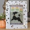 Dogs In The Garden Cross Stitch Pattern - Frolicking In The Daffidils -Olympus Handmade Store lindy stitches 0003 Layer15