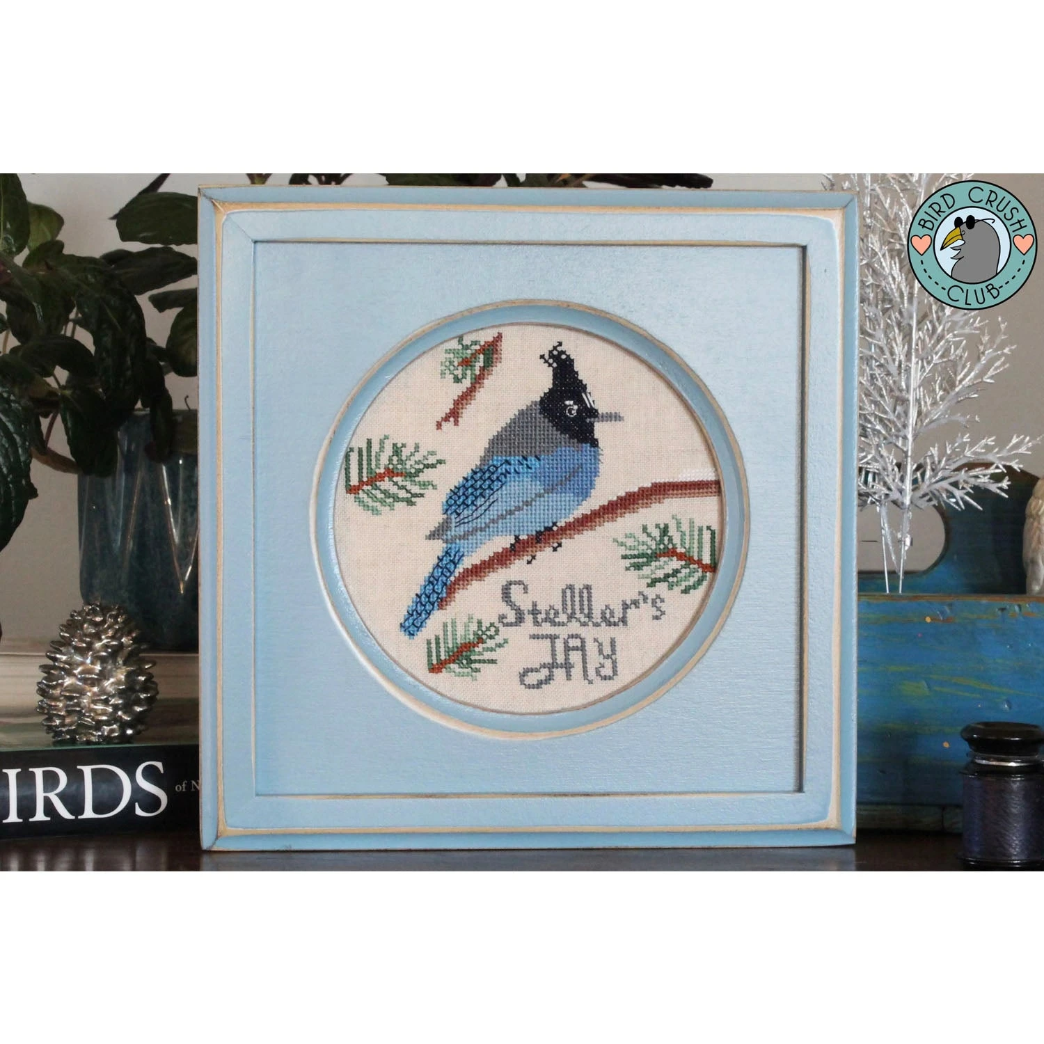 Stellar Jay Cross Stitch Pattern 4 Stellar Jay Cross Stitch Pattern - Image 2