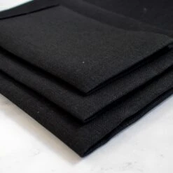 Cashel Black Linen Cross Stitch Fabric - 28 Count -Olympus Handmade Store linen cross stitch fabric black 28 count 2