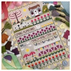 Spring Awakening Cross Stitch Pattern -Olympus Handmade Store little dove designs cross stitch pattern spring awakening 4