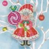Lolly Claus Cross Stitch Ornament Kit 2 Lolly Claus Cross Stitch Ornament Kit -Olympus Handmade Store lolly 01