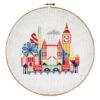 Pretty Little London Cross Stitch Pattern -Olympus Handmade Store london 01