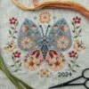 Floral Butterfly Cross Stitch Pattern -Olympus Handmade Store love poppet cross stitch floral butterfly 1