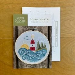 Going Coastal Cross Stitch Pattern -Olympus Handmade Store love poppet cross stitch going coastal 1