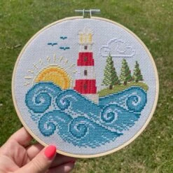 Going Coastal Cross Stitch Pattern -Olympus Handmade Store love poppet cross stitch going coastal 2