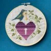 Key To My Heart Cross Stitch Pattern -Olympus Handmade Store love poppet cross stitch key heart 2