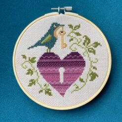 Key To My Heart Cross Stitch Pattern