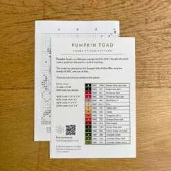 Pumpkin Toad Cross Stitch Pattern -Olympus Handmade Store love poppet cross stitch pumpkin toad 2