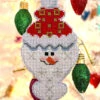 Christmas Ornament Cross Stitch Pattern - Jingle McSparkle -Olympus Handmade Store luhu mcsparkle jingle