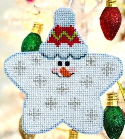 Christmas Ornament Cross Stitch Pattern - Sparkle McSparkle