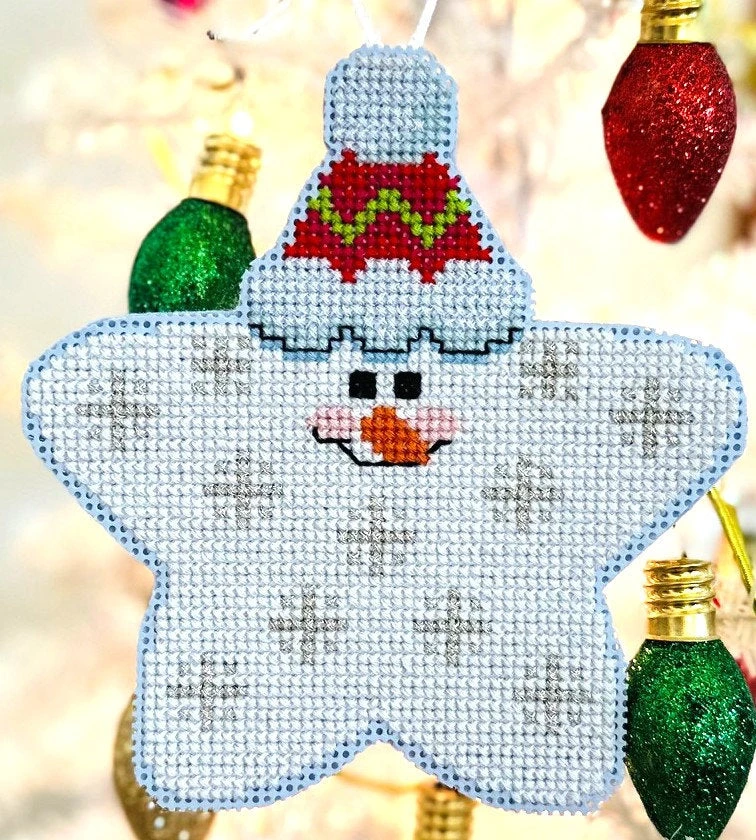Christmas Ornament Cross Stitch Pattern - Sparkle McSparkle 3 Christmas Ornament Cross Stitch Pattern - Sparkle McSparkle