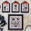 Haunted Cross Stitch Pattern -Olympus Handmade Store lumiinous fiber arts cross stitch pattern haunted 01