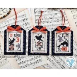 Haunted Cross Stitch Pattern -Olympus Handmade Store lumiinous fiber arts cross stitch pattern haunted 03
