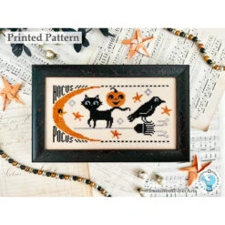 Hocus Pocus Cross Stitch Pattern 5 Hocus Pocus Cross Stitch Pattern -Olympus Handmade Store lumiinous fiber arts cross stitch pattern hocus pocus 02