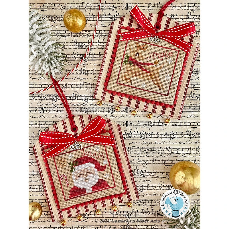 Jingle Jolly Joy Cross Stitch Pattern 5 Jingle Jolly Joy Cross Stitch Pattern - Image 3