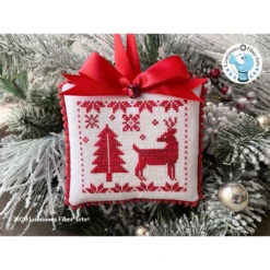 Noel Rouge Cross Stitch Pattern 8 Noel Rouge Cross Stitch Pattern -Olympus Handmade Store lumiinous fiber arts cross stitch pattern noel rouge 03