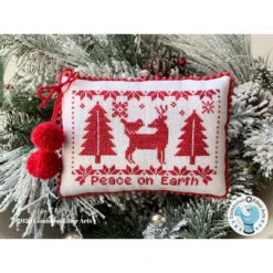 Noel Rouge Cross Stitch Pattern 9 Noel Rouge Cross Stitch Pattern -Olympus Handmade Store lumiinous fiber arts cross stitch pattern noel rouge 04