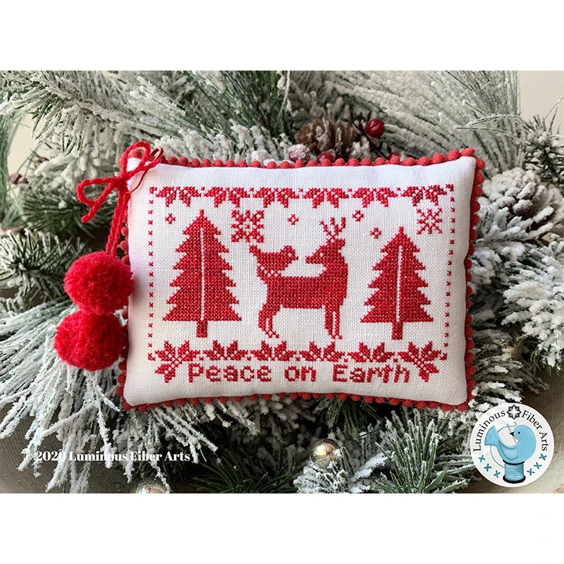 Noel Rouge Cross Stitch Pattern 6 Noel Rouge Cross Stitch Pattern - Image 4