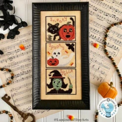 Sneaky Spooky Spells Cross Stitch Pattern