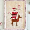 Santa Stack Cross Stitch Pattern -Olympus Handmade Store luminous fiber arts santa stack 02