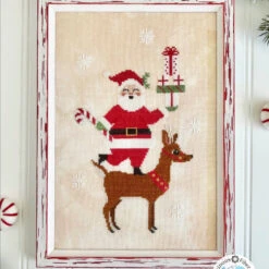 Santa Stack Cross Stitch Pattern