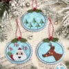 Wintergreen Christmas Cross Stitch Pattern 2 Wintergreen Christmas Cross Stitch Pattern -Olympus Handmade Store luminous fiber arts wintergreen 02