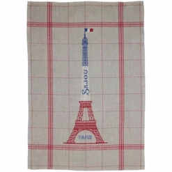Eiffel Tower Tea Towel Cross Stitch Kit