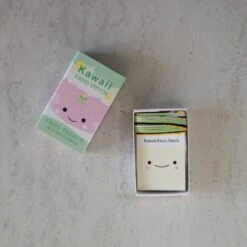 Kawaii Frog Prince Mini Cross Stitch Kit In A Matchbox -Olympus Handmade Store marvling bros matchbox cross stitch kit frog 02