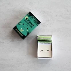 Kawaii Halloween Bat Mini Cross Stitch Kit In A Matchbox -Olympus Handmade Store marvling bros matchbox cross stitch kit halloween bat 04