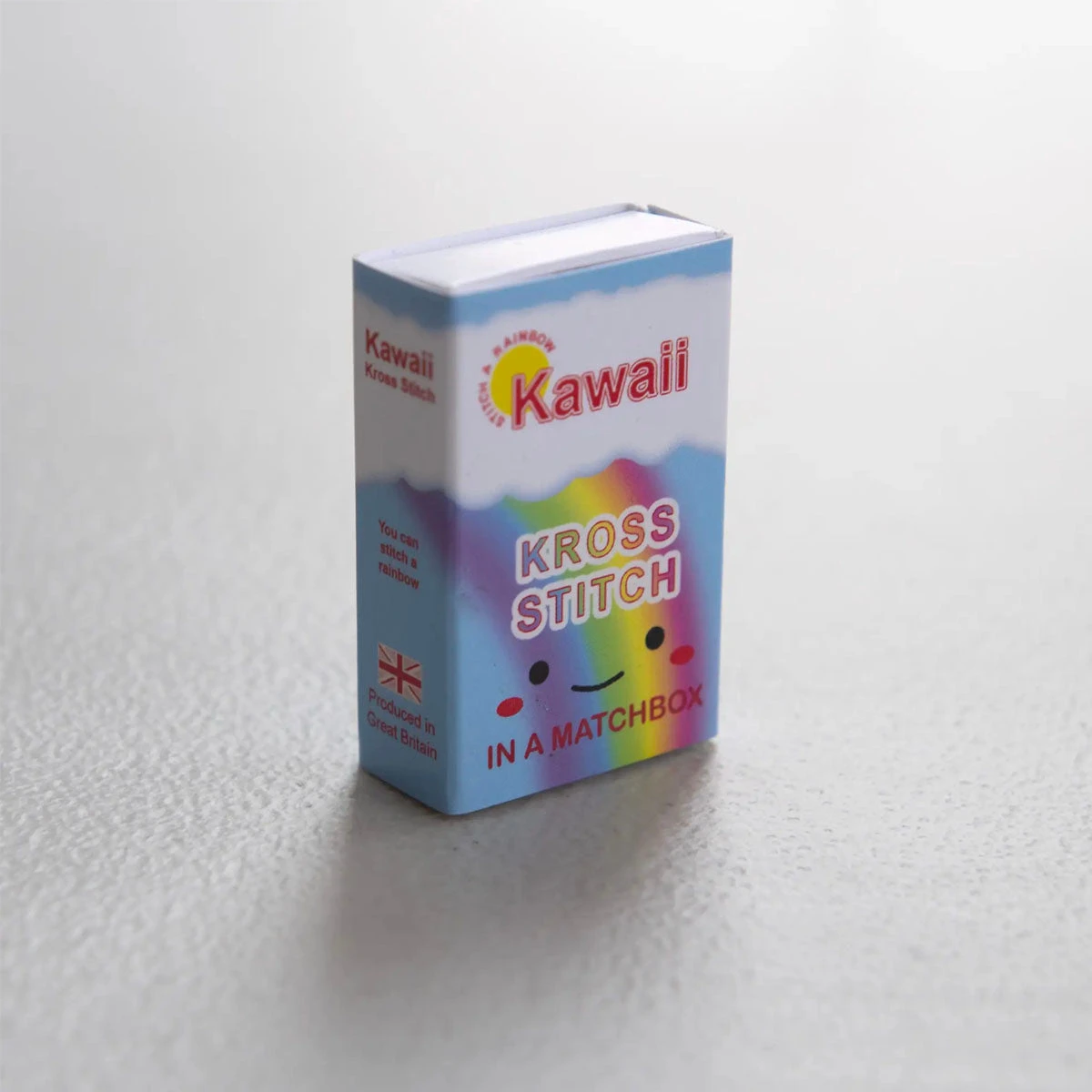 Mini Matchbox Cross Stitch Kit - Rainbow 7 Mini Matchbox Cross Stitch Kit - Rainbow - Image 5