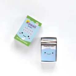 Kawaii Bunny Mini Cross Stitch Kit In A Matchbox -Olympus Handmade Store marvling brothers matchbook cross stitch kit 9