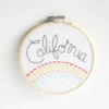 California Hand Embroidery Kit 2 California Hand Embroidery Kit -Olympus Handmade Store melissa joy hand emabroidery kit california 0000 Layer1