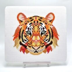 Mandala Tiger Cross Stitch Pattern 9 Mandala Tiger Cross Stitch Pattern -Olympus Handmade Store meloca designs 19