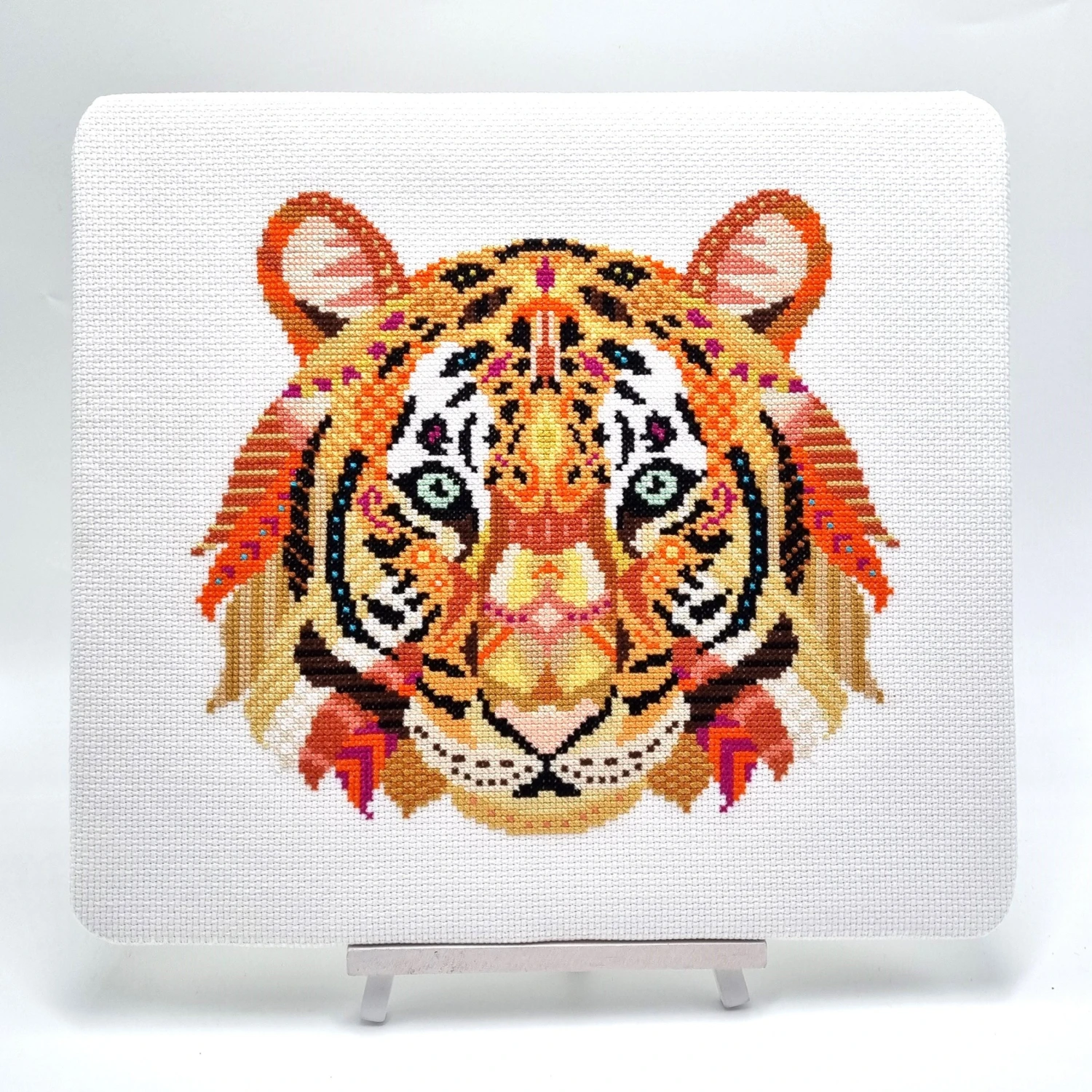 Mandala Tiger Cross Stitch Pattern 6 Mandala Tiger Cross Stitch Pattern - Image 4