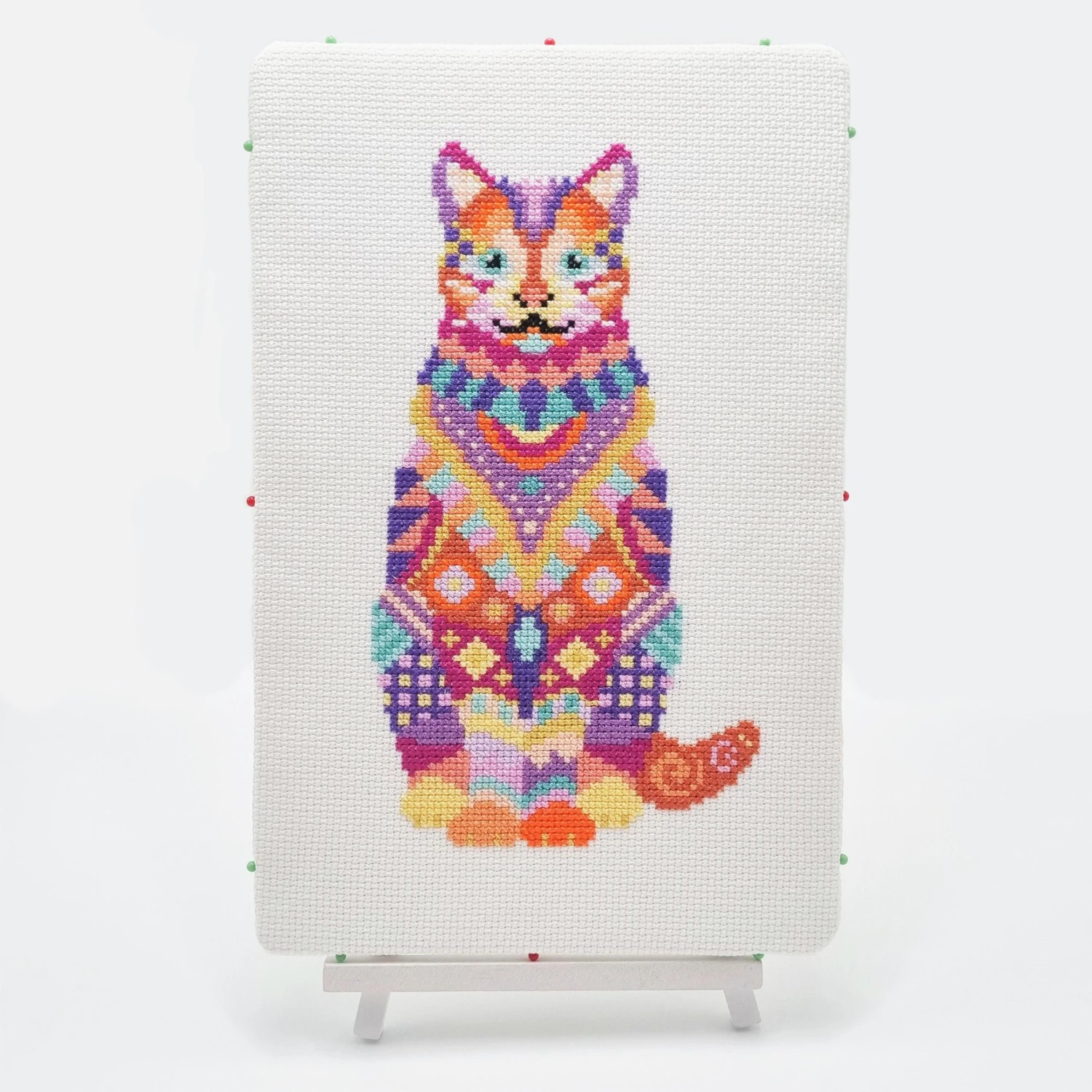 Mandala Cat Cross Stitch Pattern 4 Mandala Cat Cross Stitch Pattern - Image 2