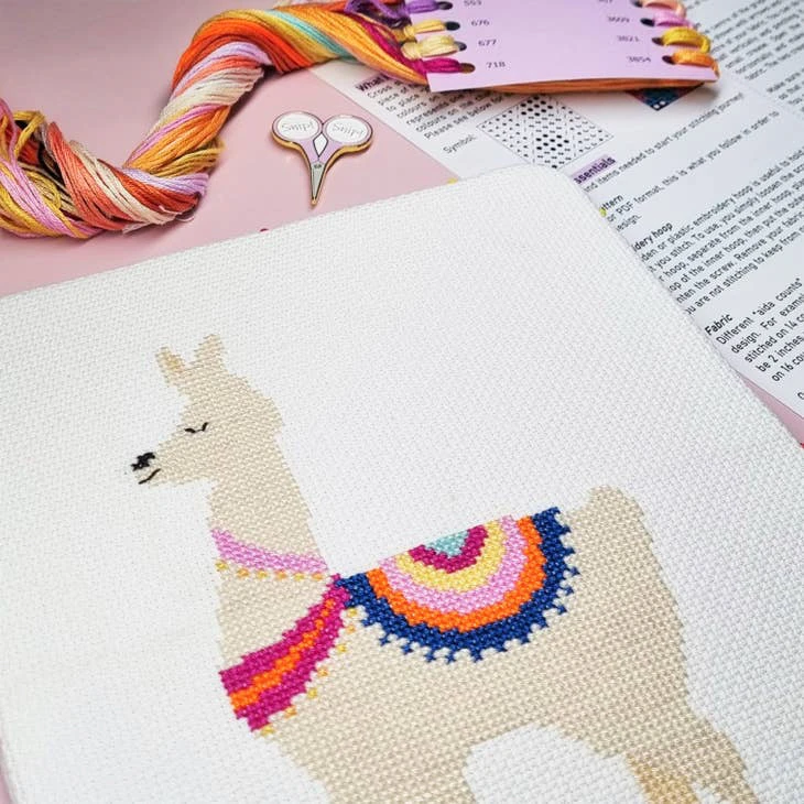 Llama Cross Stitch Pattern 4 Llama Cross Stitch Pattern - Image 2