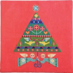 Merry & Bright Cross Stitch Pattern