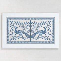 The Peacock Tree Cross Stitch Pattern