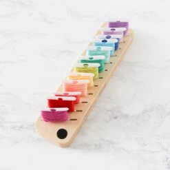 Floss Bobbin Rack -Olympus Handmade Store modern hoopla floss bobbin holder 04