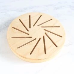 Floss Bobbin Rack - Round 9 Floss Bobbin Rack - Round -Olympus Handmade Store modern hoopla floss bobbin rack round 02