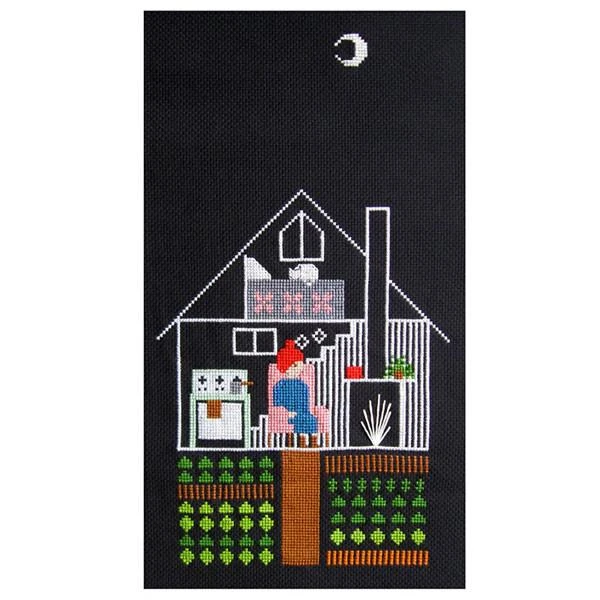 Nighttime Cross Stitch Pattern 4 Nighttime Cross Stitch Pattern - Image 2