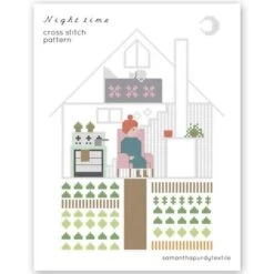 Nighttime Cross Stitch Pattern