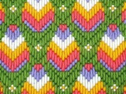 Bargello Needlepoint Kit - Easter Egg Wall Hanging -Olympus Handmade Store oh so bootiful bargello needlepoint kit easter egg 02
