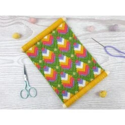 Bargello Needlepoint Kit - Easter Egg Wall Hanging -Olympus Handmade Store oh so bootiful bargello needlepoint kit easter egg 04